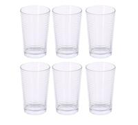 alpina Verres à Eau - Ensemble de Verres à Boire - Ensemble de 6 Pièces - Adapté au Lave-Vaisselle - 220 ml