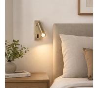 Alpinaluz Applique murale de lecture LED 2W 3000K aluminium doré brossé