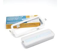 Alpinaluz Lumière d'urgence LED 3 W avec batterie au lithium, puce LED de SMD2835 265 lm Durée de vie de 3 heures - Comprend un kit d'encastrement et des clips, diffuseur en PC résistant, WL104