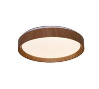ALPINALUZ Plafonnier LED 30W Ø40cm LUNADA CCT 3000-6000K Effet bois