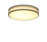 Alpinaluz Plafonnier LED tissu - Gris