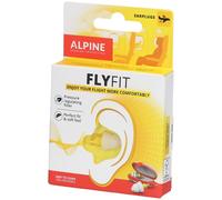 Alpine Bouchons d’Oreilles FlyFit - Régule la Pression d'Air - Prévenir les Douleurs du Tympan - Filtres Souples Conçus pour le Voyage - Confortable Hypoallergénique - Réutilisables