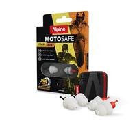 Alpine MotoSafe Duo Bouchons d'oreilles : protections auditives pour la moto - LA référence de tous les motards - 2 paires - Réduit le bruit du vent dans le casque - réutilisables