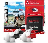 Alpine MotoSafe Pro Bouchons d'oreilles : protections auditives pour la moto - LA référence de tous les motards - 2 paires - Réduit le bruit du vent dans le casque - Hypoallergéniques et réutilisables