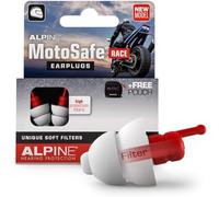 Alpine MotoSafe Race Bouchons d’oreille, blanc pour homme