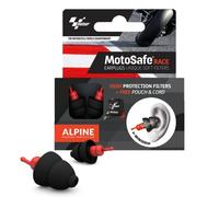 Alpine MotoSafe Race MotoGP™ - Bouchons d’oreilles spécial motards - Protection auditive réutilisable - Réduction de 20dB - Certifié CE - Filtre ultra doux et confortable