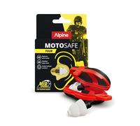 Alpine MotoSafe Tour Bouchons Moto Réduction Vent Bruit 17dB SNR | Pour tourisme et conduite loisir | Confortable pour trajets longs | Deux options protection | Ajustement sûr
