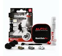 Alpine Bouchons d'oreilles MusicSafe Pro - 3 filtres, haute fidélité, embouts noirs