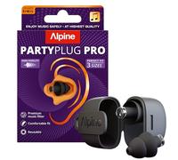 Alpine PartyPlug Pro Hi-Fi Bouchons 21dB Concerts Noir | Pour concerts, raves, festivals et plus | Réduction 21dB haute-fidélité | Réutilisables, 3 tailles