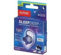 Alpine SleepDeep Bouchons d’Oreilles Pack Multi-Taille D'Oreille 2 pc(s)