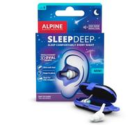 Alpine SleepDeep Bouchons d’Oreilles pour Dormir - Forme Ovale - Gel Anti Bruit Intégré - Confort et Atténuation au Max - Bouchons Anti Bruit avec Filtres Souples (Taille Small/Petite)