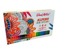 Alpino Color Experience 72 Marqueurs Dual Artist | Double Pointe : Pinceau et Fine | Pour Médias et Lettering | Kit