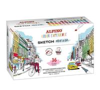 Alpino Case 36 Sketch Markers Color Experience Multicolore