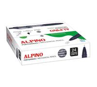 Alpino - Porte-mine Dot 0,5 mm + Mines - Écriture précise et douce | Blister Boîte de 24 unités | Système rétractable et design ergonomique | Comprend une boîte de 20 mines de rechange