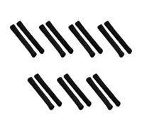 Alpwood 14 Pcs Protege Branche Lunette Noir Court 55mm Anti Glisse Lunettes | maintien ferme, tissu respirant, installation facile, protection monture, lot économique, design discret, confort quotidien