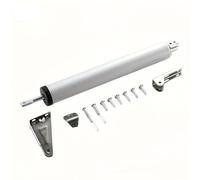 Alrens Ferme Porte Hydraulique Argenté - Groom Fermeture Porte Automatique pour Intérieure, Amortisseur Porte Coulissante, Ferme Porte à Ressort avec Réglage de Vitesse