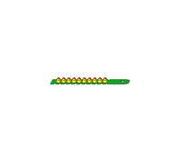 Alsafix - 100 charges propulsives en bande PSL vertes puissance faible pour cloueur poudre - PO50622 Alsafix