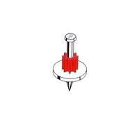 Alsafix - 100 clous P W 37 pour cloueur poudre D. 3,7 x L. 37 mm - PO50094 Alsafix