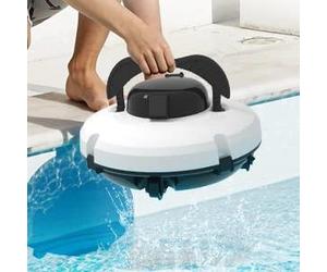 ALSUP Aspirateur de Piscine Automatique, Robot Nettoyeur de Piscine sans Fil, Nettoyeur sous-Marin à escalader Les Murs, idéal pour Les piscines Hors-Sol et enterrées.