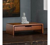 Altar Table for Home, Compact Meditation Table & Buddhist Altar Cabinet | Compact Tabletop Design, Solid Bamboo Material, Hidden Storage Drawer, Zen Style(40cm/16in)