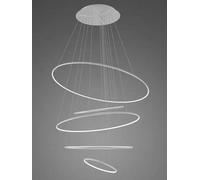 Altavola Design Led Shape lampe suspendue 1x192 W argenté LA085/P_150_in_4k_silver_dimm