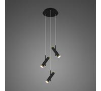 Altavola Design Lunette lampe suspendue 6x3 W noir-doré LA062/P3_black