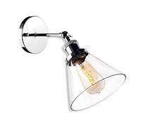 Altavola Design New York Loft applique murale 1x60 W chrome-transparent LA034/W_chrom