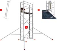 ALTEC AluCombine 4.0 - 500 | Echafaudage à échelles | Traverse | Flèche triangulaire | 5m