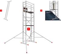 ALTEC AluCombine 4.0 - 600 | Echafaudage à échelles | Traverse | Flèche triangulaire | 6m