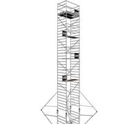 ALTEC AluKlik 2.0 1200 XXL | AH 12 m | Largeur 1,35 m | Echafaudage roulant | Echafaudage pliant