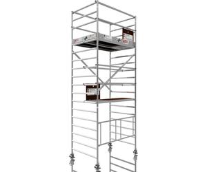 ALTEC AluKlik 2.0 600 XXL | AH 6 m | Largeur 1,35 m | Echafaudage roulant | Echafaudage pliant