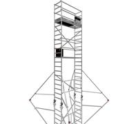 ALTEC AluKlik 2.0 700 | AH 7 m | Largeur 0,7 m | Echafaudage roulant | Echafaudage pliant