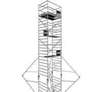 ALTEC AluKlik 2.0 800 XXL | AH 8 m | Largeur 1,35 m | Echafaudage roulant | Echafaudage pliant