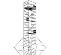 ALTEC AluKlik 2.0 900 XXL | AH 9 m | Largeur 1,35 m | Echafaudage roulant | Echafaudage pliant