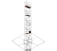 ALTEC Rollfix 1000 | plaques de base incluses | traverse standard | 4x stabilisateurs triangulaires | échafaudage roulant