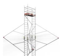 ALTEC Rollfix 2.0 500 | roulettes incluses (Ø 150 mm) | potence triangulaire | échafaudage roulant