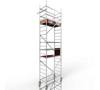 ALTEC Rollfix 2.0 600 | Hauteur de travail 6 m | Frein Roulettes pivotantes (Ø 150 mm) | Ancrage mural | Fabriqué en Allemagne | TÜV | Charge maximale 200 kg/m² | Norme DIN EN 1004-1