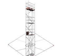ALTEC Rollfix 2.0 800 | avec plaques de base | 4x stabilisateurs triangulaires | échafaudage roulant