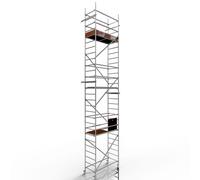 ALTEC Rollfix 2.0 800, avec roulettes (Ø 125 mm) et ancrage mural - Echafaudage de chantier
