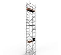 ALTEC Rollfix 2.0 900, avec roulettes (Ø 125 mm) et ancrage mural - Echafaudage de chantier