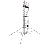 ALTEC Rollfix 900 | incl. plaques de base | traverse extensible | 4x stabilisateurs triangulaires | échafaudage roulant