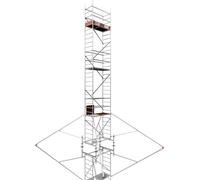 ALTEC Rollfix 900 | incl. plaques de base | traverse standard | 4x stabilisateurs triangulaires | échafaudage roulant