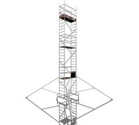 ALTEC Rollfix 900 | roulettes incluses (Ø 125 mm) | traverse standard | 4x stabilisateurs triangulaires | échafaudage roulant