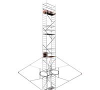 ALTEC Rollfix 900 | roulettes incluses (Ø 150 mm) | traverse extensible | 4x stabilisateurs triangulaires | échafaudage roulant