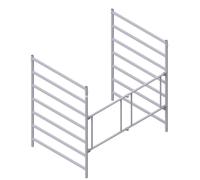 ALTEC Unité pliante de base (135 cm) | AluKlik