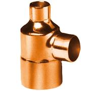 Altech Té à Souder en Cuivre F/F/F - Diamètre 18 / 16 / 18 mm - Sachet de 2