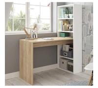 Alter Bureau avec bibliothèque - Blanc