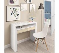 Alter Bureau console extensible - Blanc