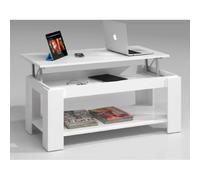Alter Table basse plateau relevable - Blanc