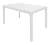 Alter Table de jardin rectangulaire - Blanc